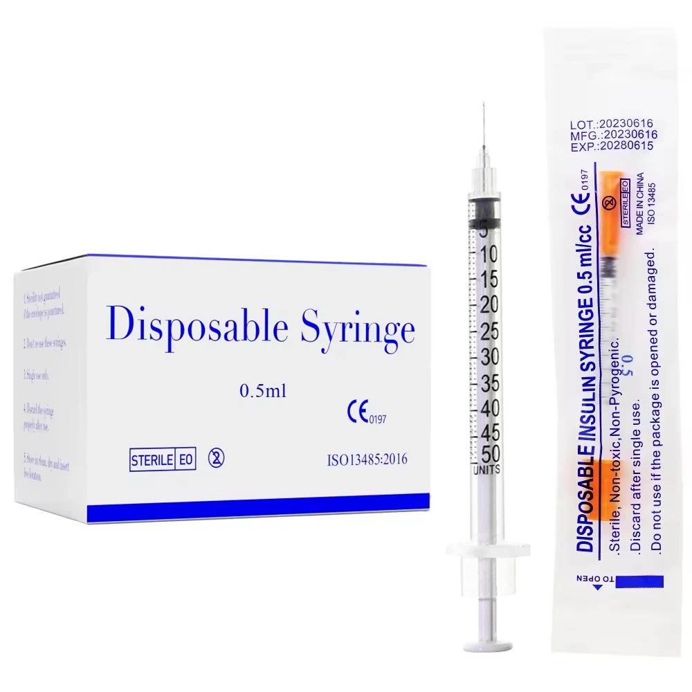 0.5ml 인슐린 주사기